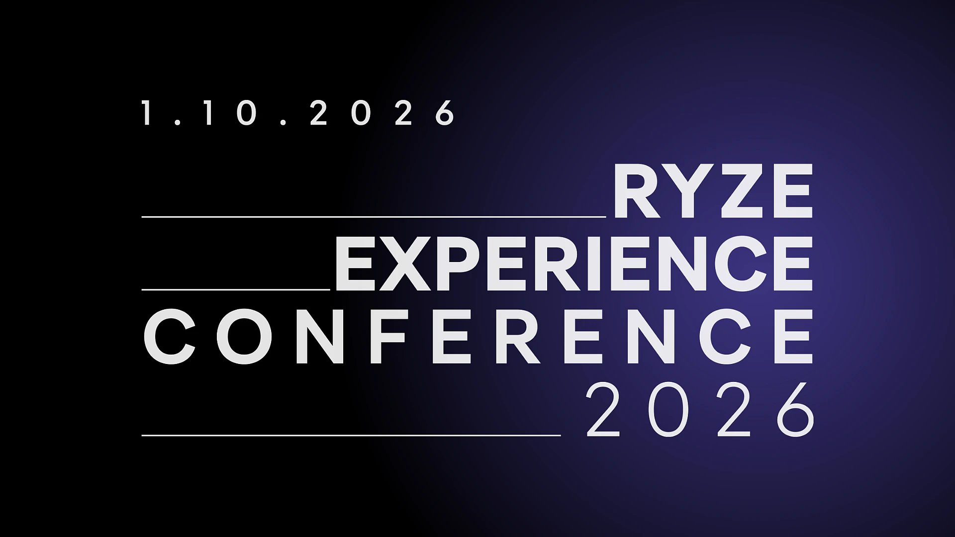 RYZE Experience Conference 2026