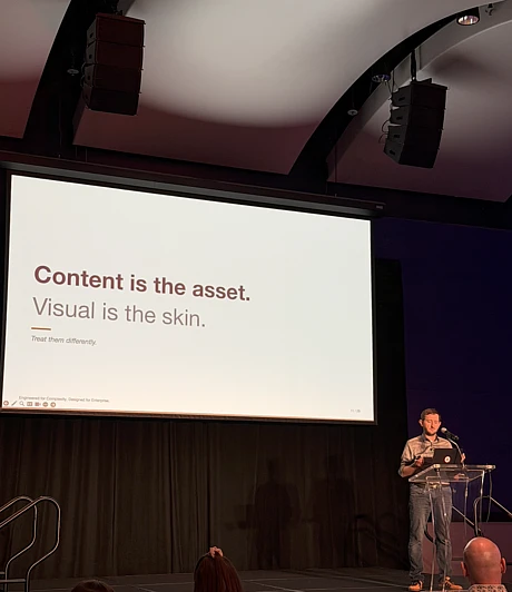 Content is the Asset. Visual is the Skin.