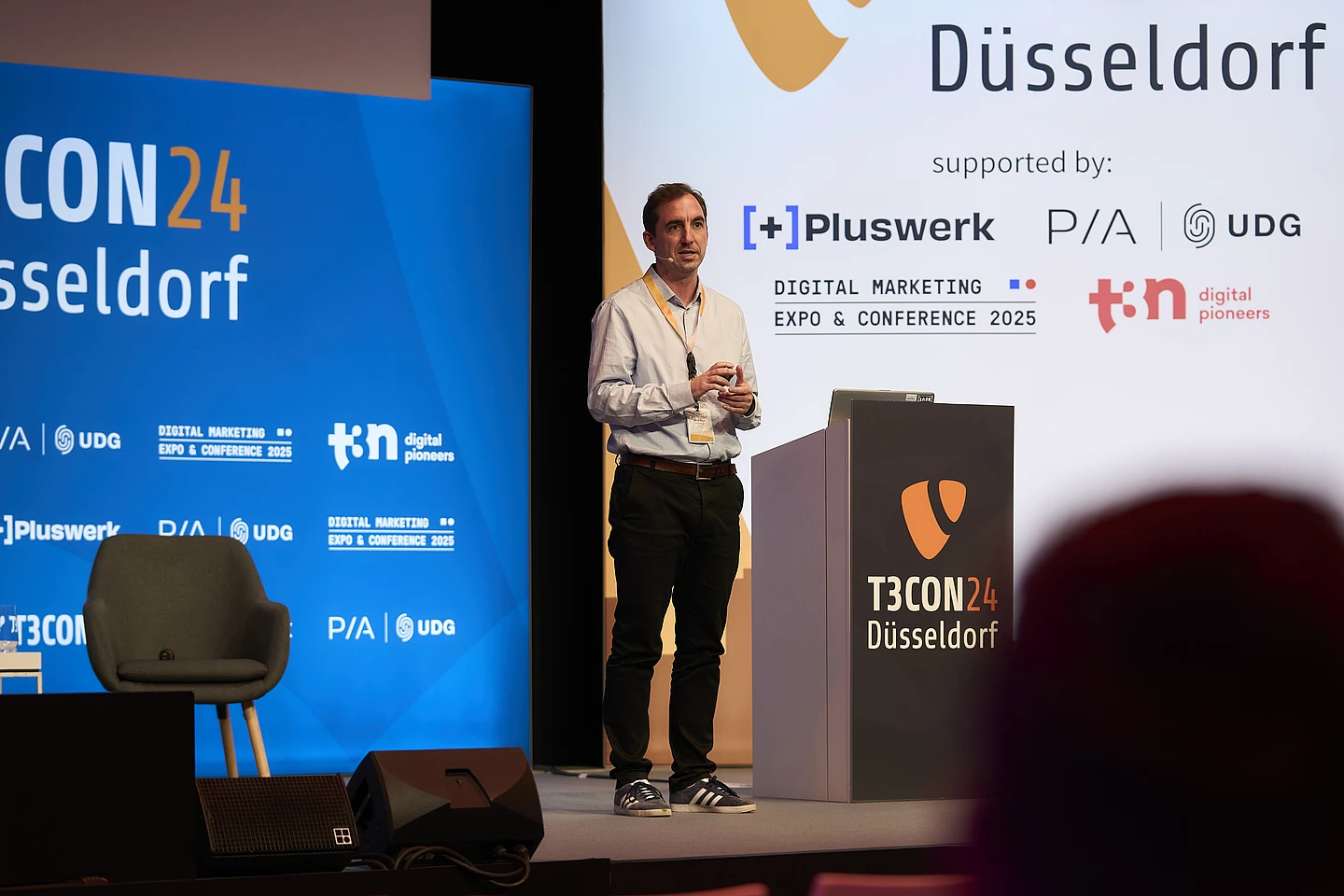 Janus Boye speaking at T3CON