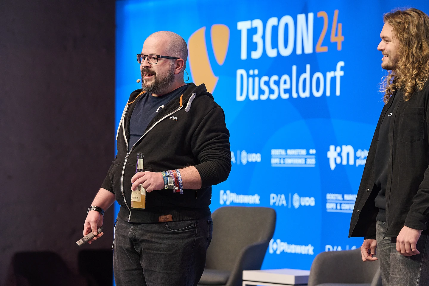 Martin Helmich addresses the T3CON crowd