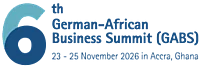 6th German-African Business Summit logo with dates 23-25 November 2026 in Accra, Ghana