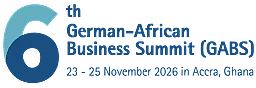 6th German-African Business Summit logo with dates 23-25 November 2026 in Accra, Ghana