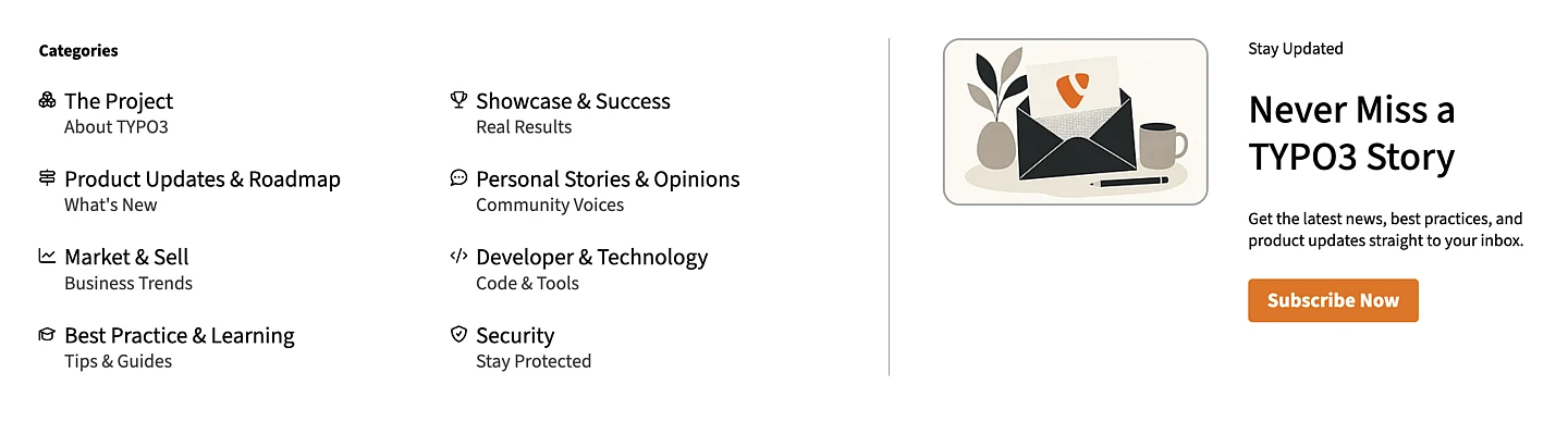 Categories Tab