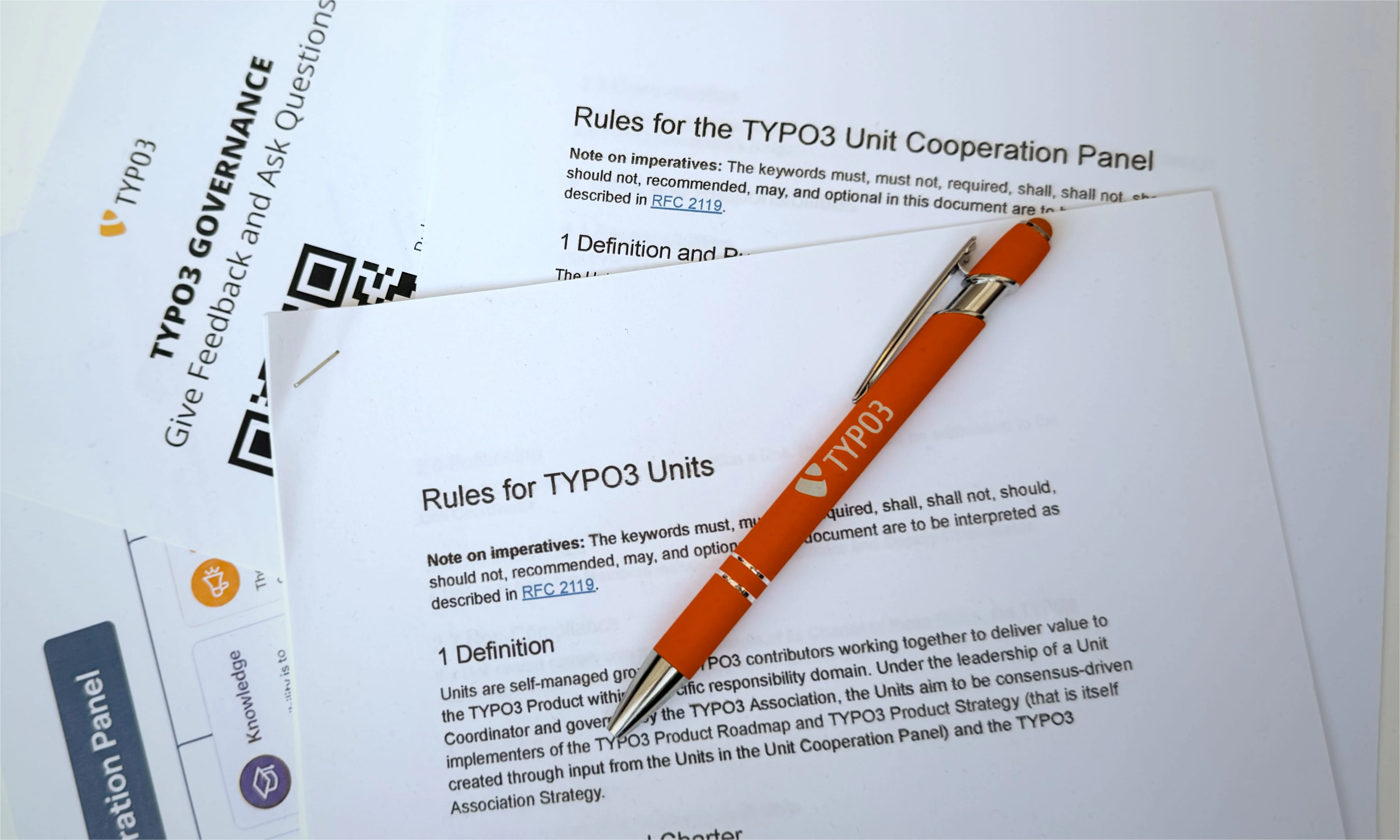 Review the Proposed Rules for TYPO3 Units and the Unit Cooperation Panel