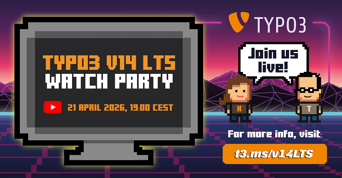 TYPO3 v14 Release Party TUGA 102, Vienna