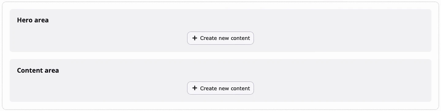 Bildschirmfoto des Backend-Layouts in voller Breite